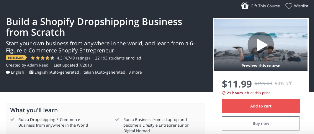 16 Build a Shopify Dropshipping