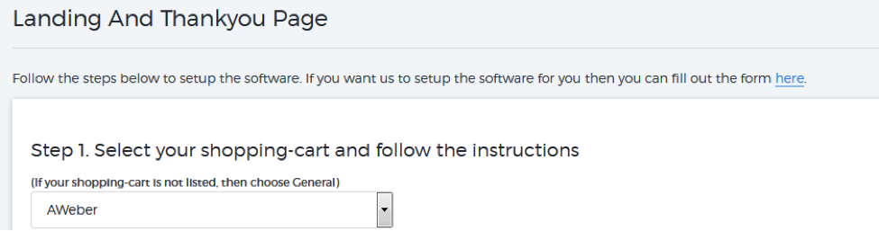 AWeber Referral Software